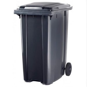 Contenedor de basura 240 L gris