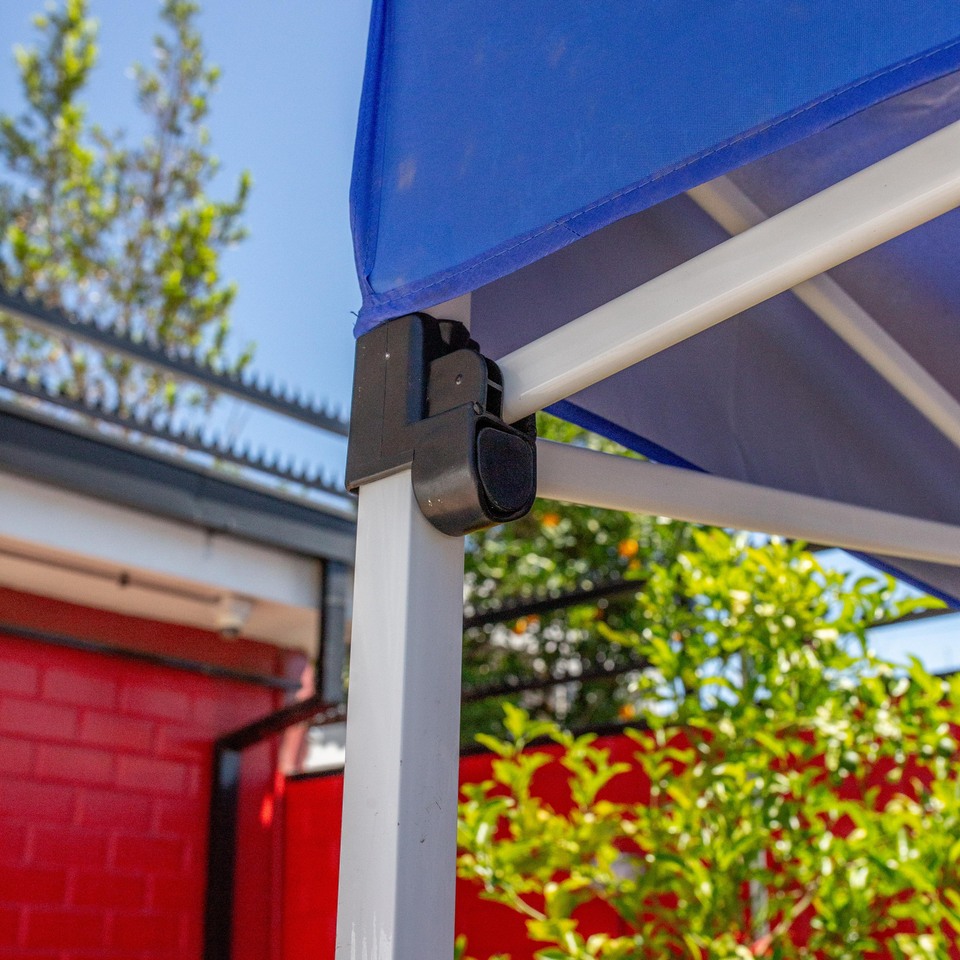 Toldo plegable americano 3x3 | color azul - Imagen 3