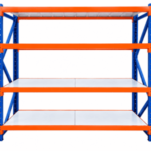 Rack Metálico 200 x 200 x 60 | Naranjo y Azul 800 kilos