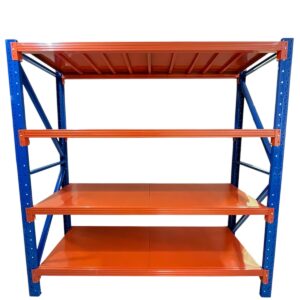 Rack Metálico 200 x 200 x 60 | Naranjo y Azul 800 kilos