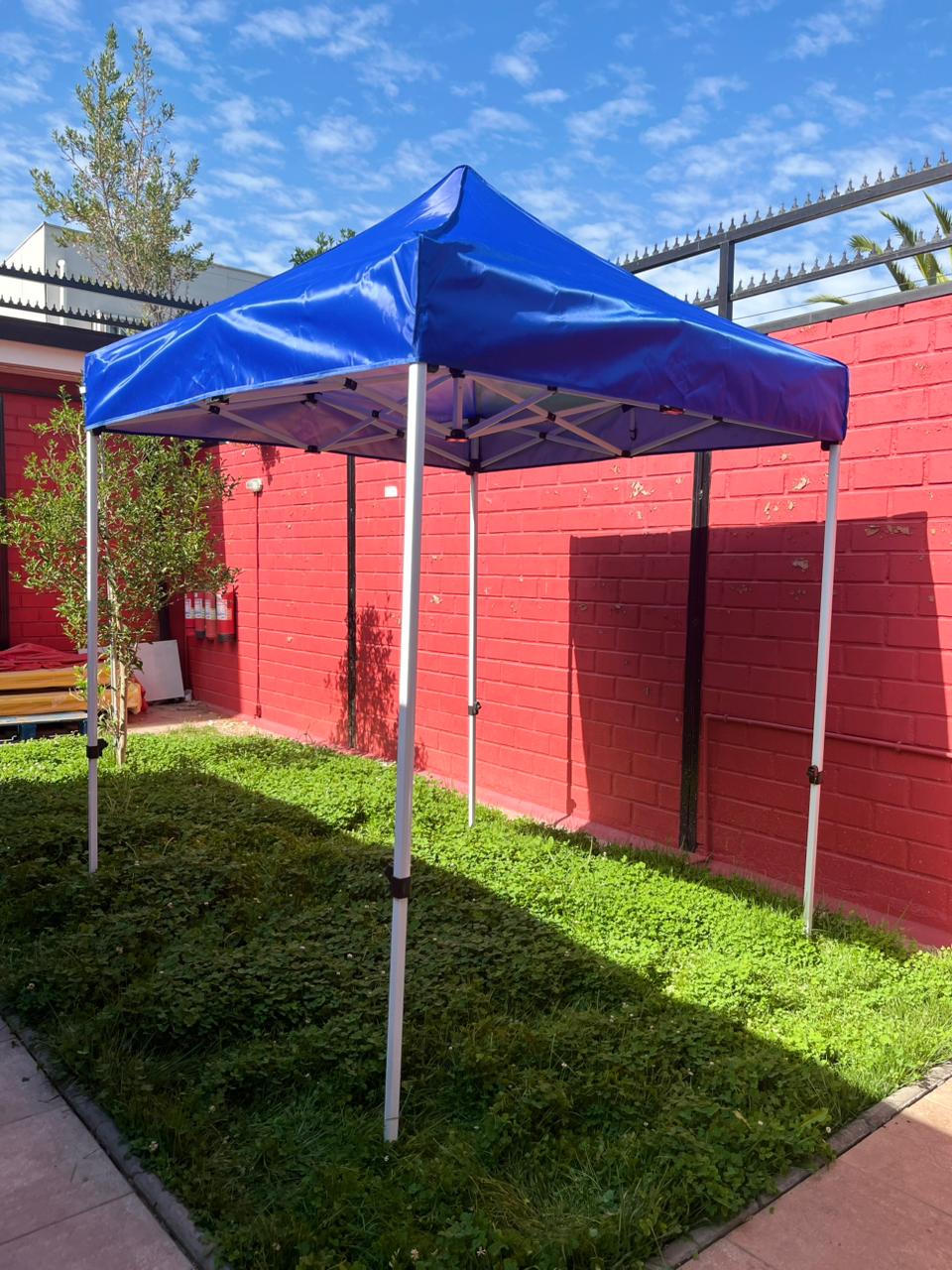Toldo americano premium con filtro UV 2×2 | Azul - Imagen 5